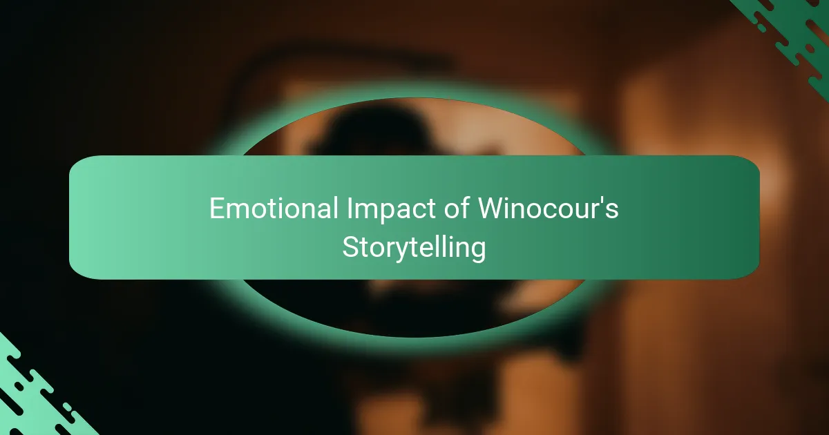Emotional Impact of Winocour's Storytelling