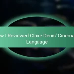 How I Reviewed Claire Denis’ Cinematic Language
