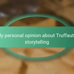 My personal opinion about Truffaut’s storytelling