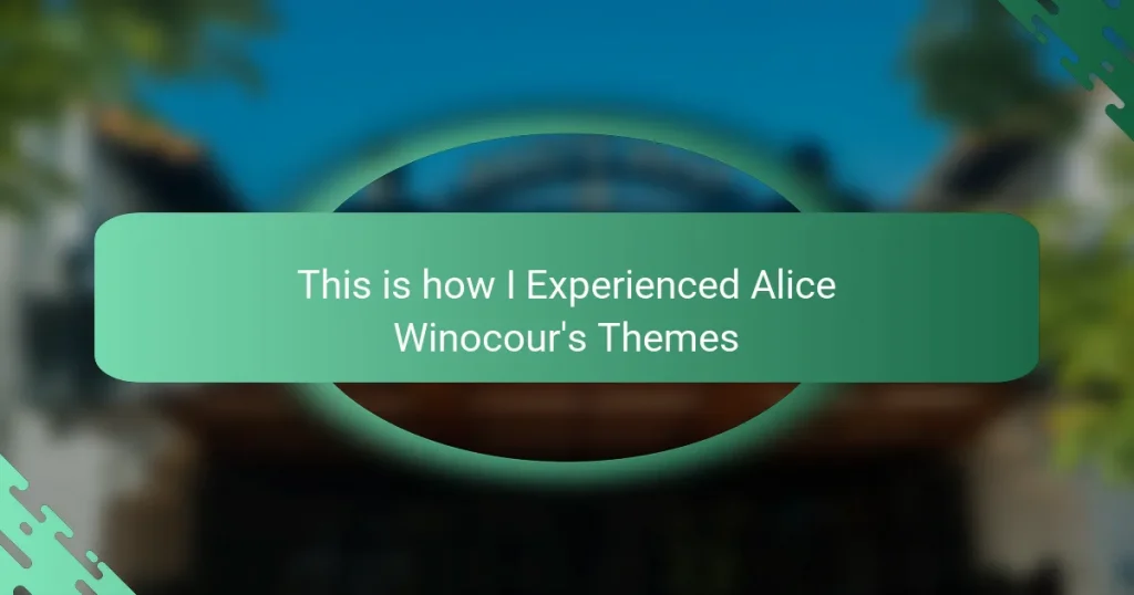 This is how I Experienced Alice Winocour’s Themes